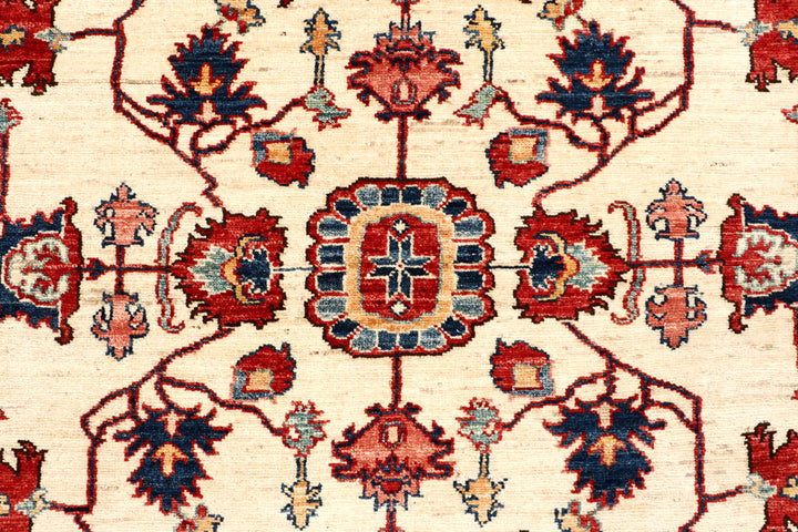 Cornsilk Kazak 5' 9 x 8' 9 - No. 65016 - ALRUG Rug Store