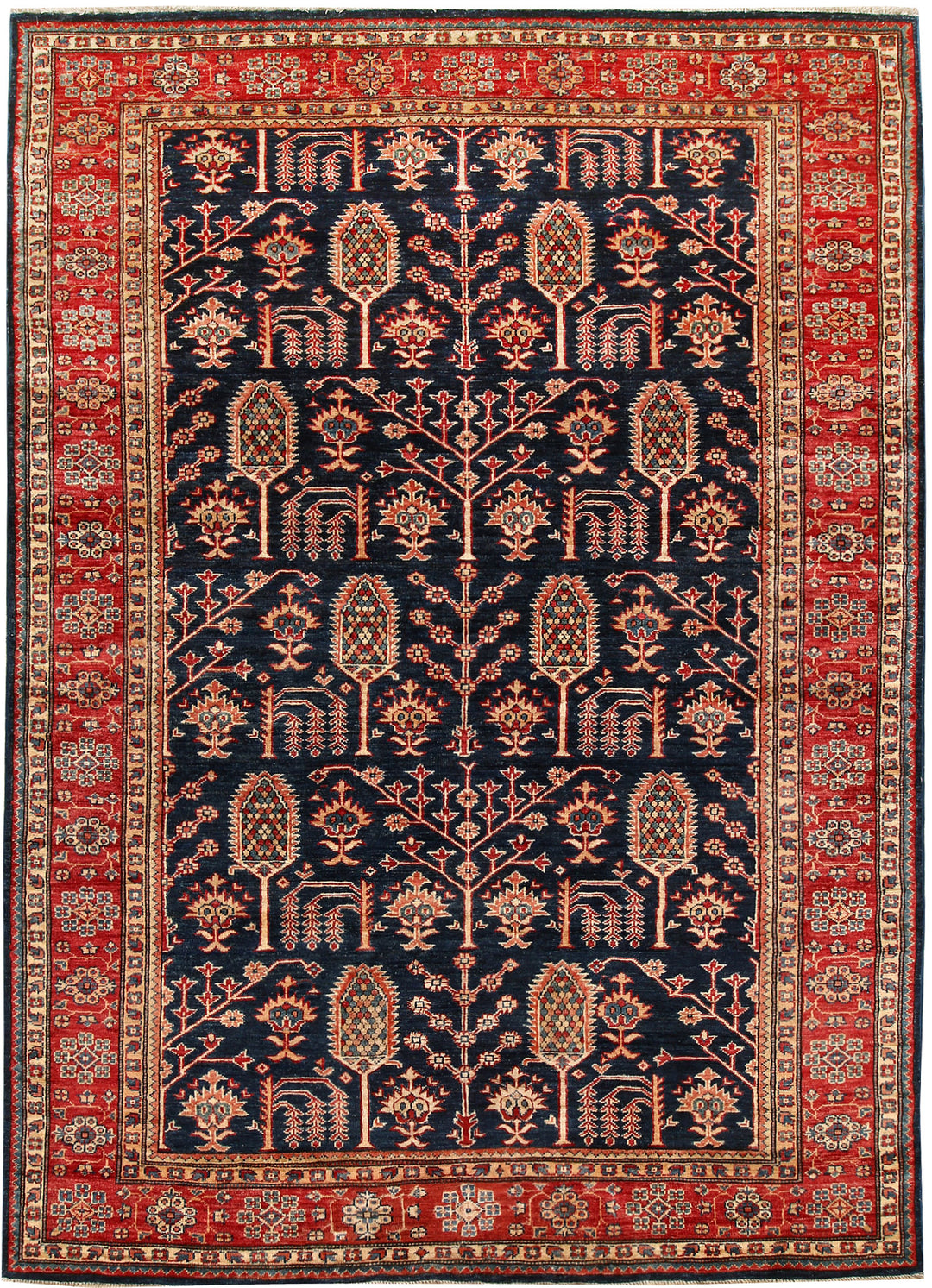 Midnight Blue Kazak 5' 5 x 7' 8 - No. 65017 - ALRUG Rug Store