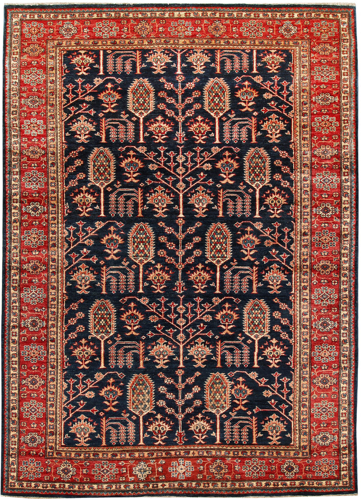 Midnight Blue Kazak 5' 5 x 7' 8 - No. 65017 - ALRUG Rug Store