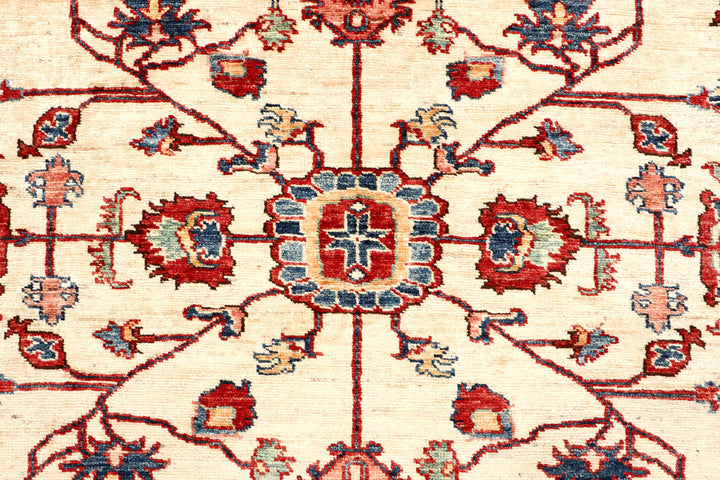 Cornsilk Kazak 6' x 8' 8 - No. 65019 - ALRUG Rug Store