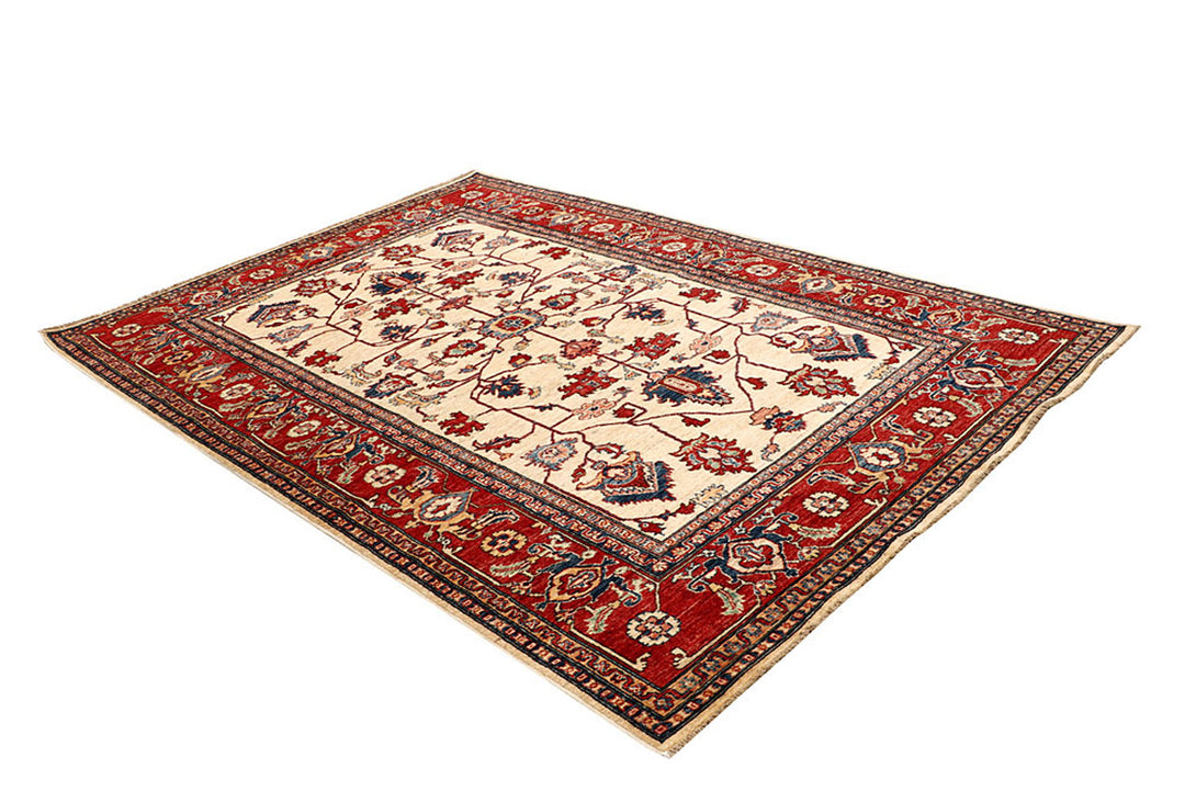 Cornsilk Kazak 6'  x" 8'  8" - No. QA34434