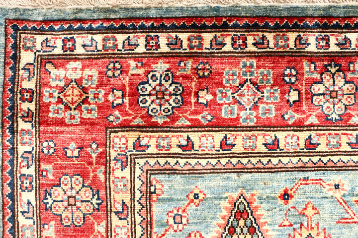 Cadet Blue Kazak 5' 4 x 7' 7 - No. 65020 - ALRUG Rug Store