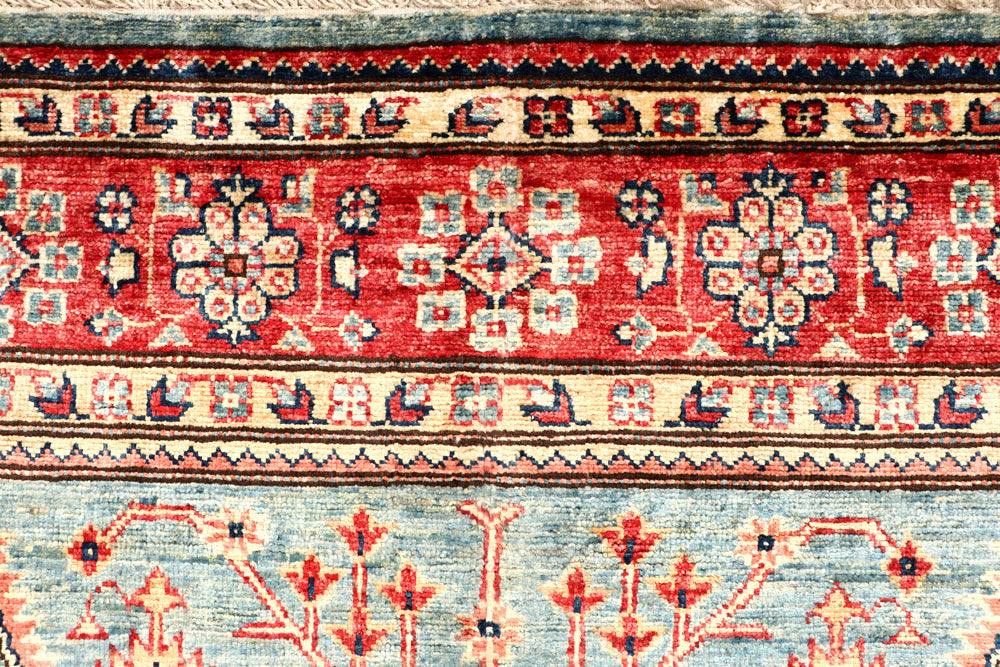 Cadet Blue Kazak 5' 4 x 7' 7 - No. 65020 - ALRUG Rug Store