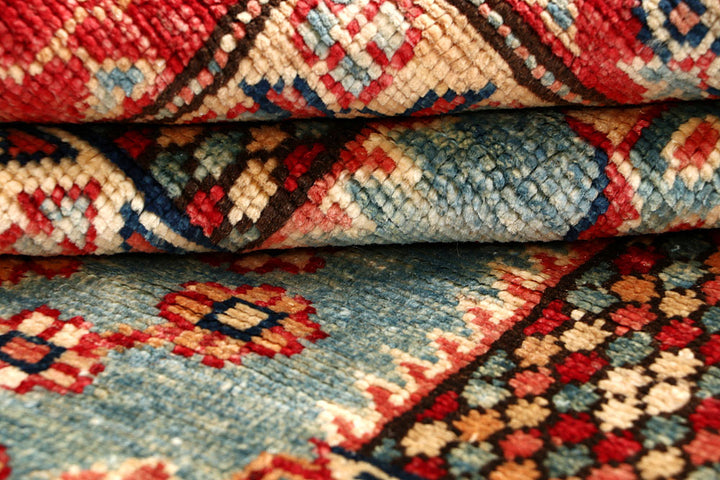 Cadet Blue Kazak 5' 4 x 7' 7 - No. 65020 - ALRUG Rug Store