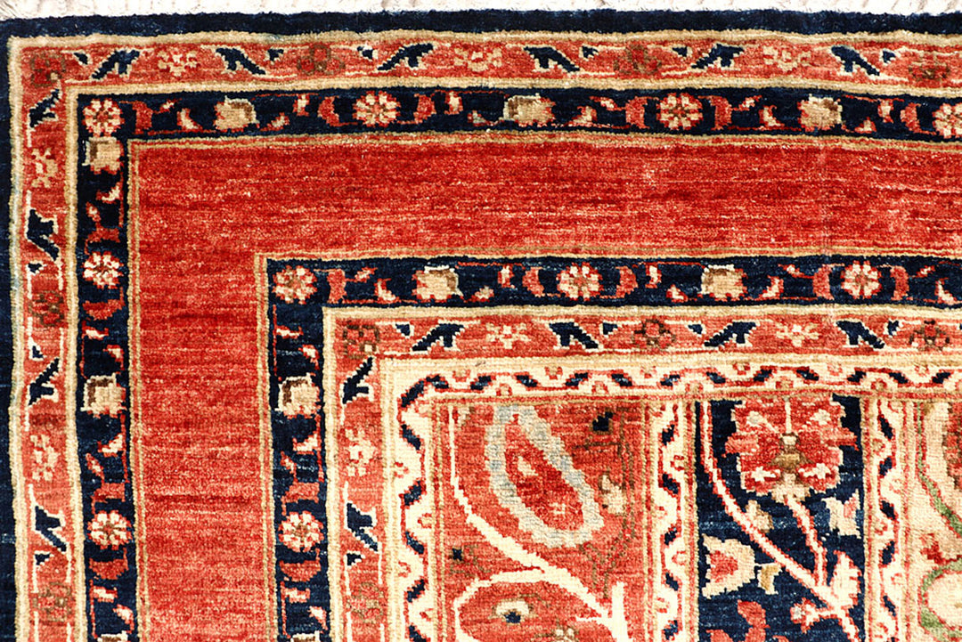 Multi Colored Shawl 6'  7" x 9'  9" - No. QA26897