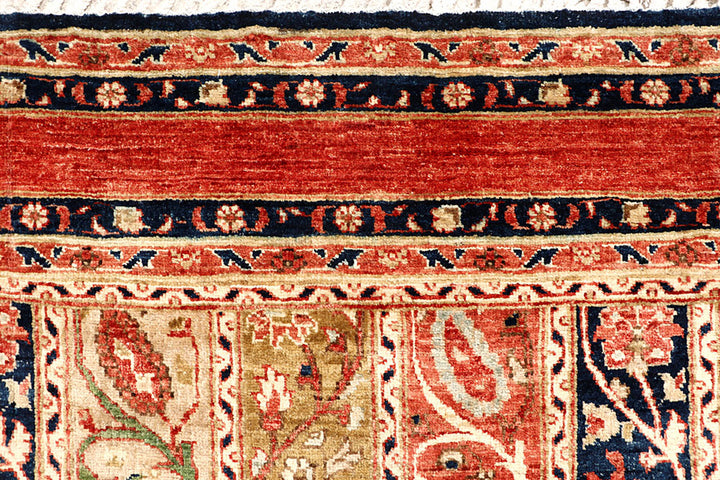 Multi Colored Shawl 6'  7" x 9'  9" - No. QA26897