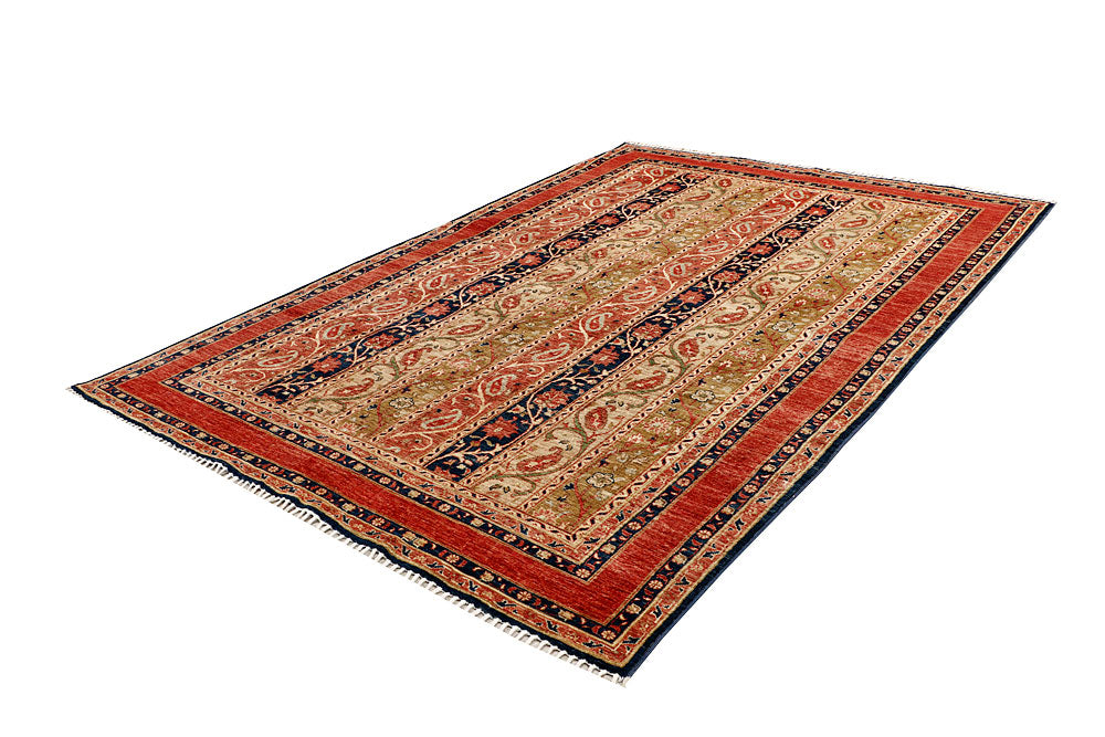 Multi Colored Shawl 6' 7 x 9' 9 - No. 65022 - ALRUG Rug Store