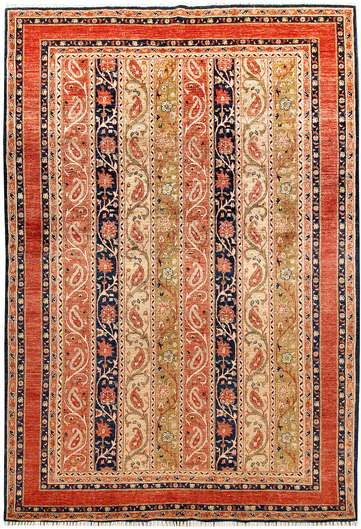 Multi Colored Shawl 6' 7 x 9' 9 - No. 65022 - ALRUG Rug Store
