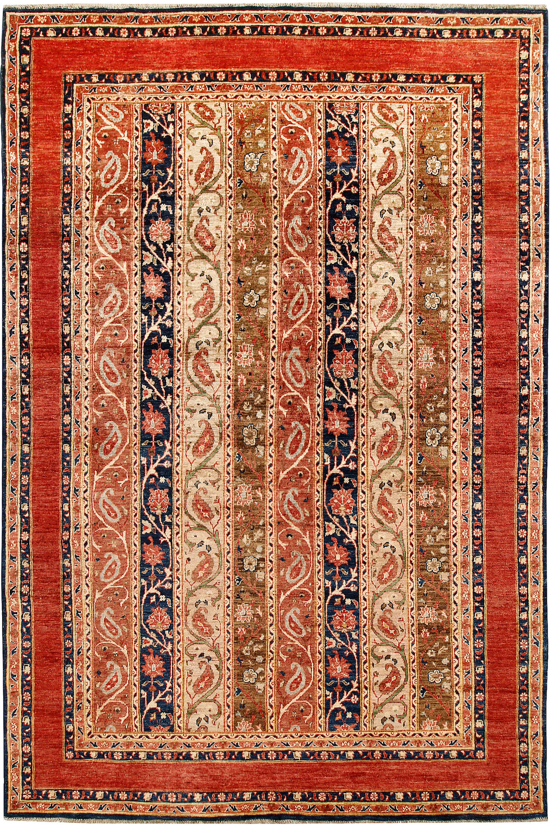 Multi Colored Shawl 6' 7 x 9' 9 - No. 65023 - ALRUG Rug Store
