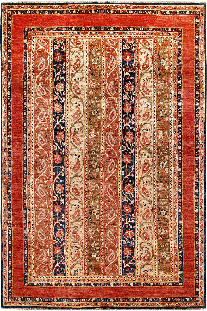 Multi Colored Shawl 6' 7 x 9' 9 - No. 65023 - ALRUG Rug Store
