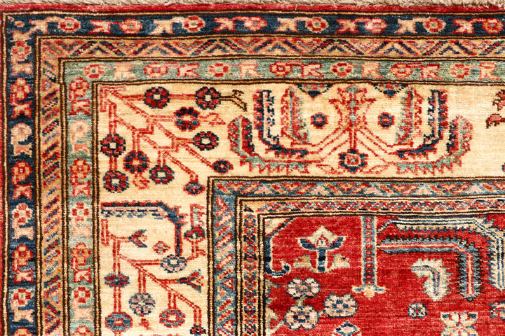 Firebrick Kazak 6' 3 x 8' 11 - No. 65024 - ALRUG Rug Store