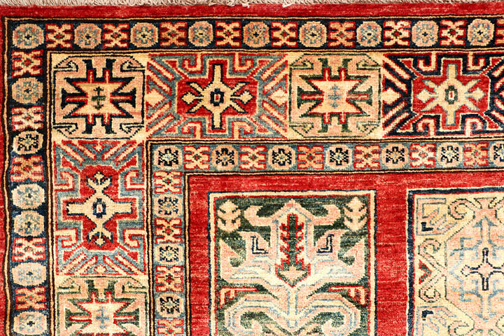 Multi Colored Kazak 6'  9" x 9'  9" - No. QA42378