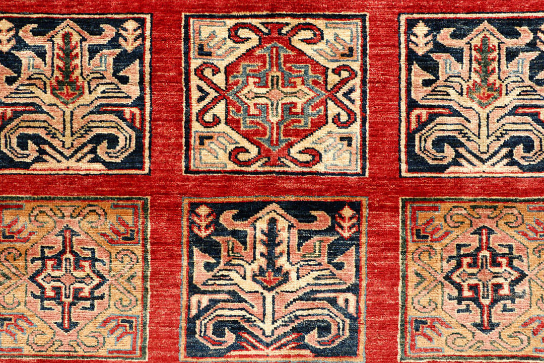 Multi Colored Kazak 6'  9" x 9'  9" - No. QA42378