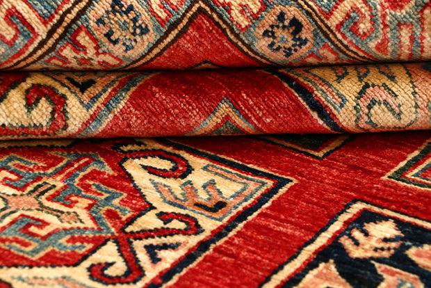 Multi Colored Kazak 6' 9 x 9' 9 - No. 65025 - ALRUG Rug Store