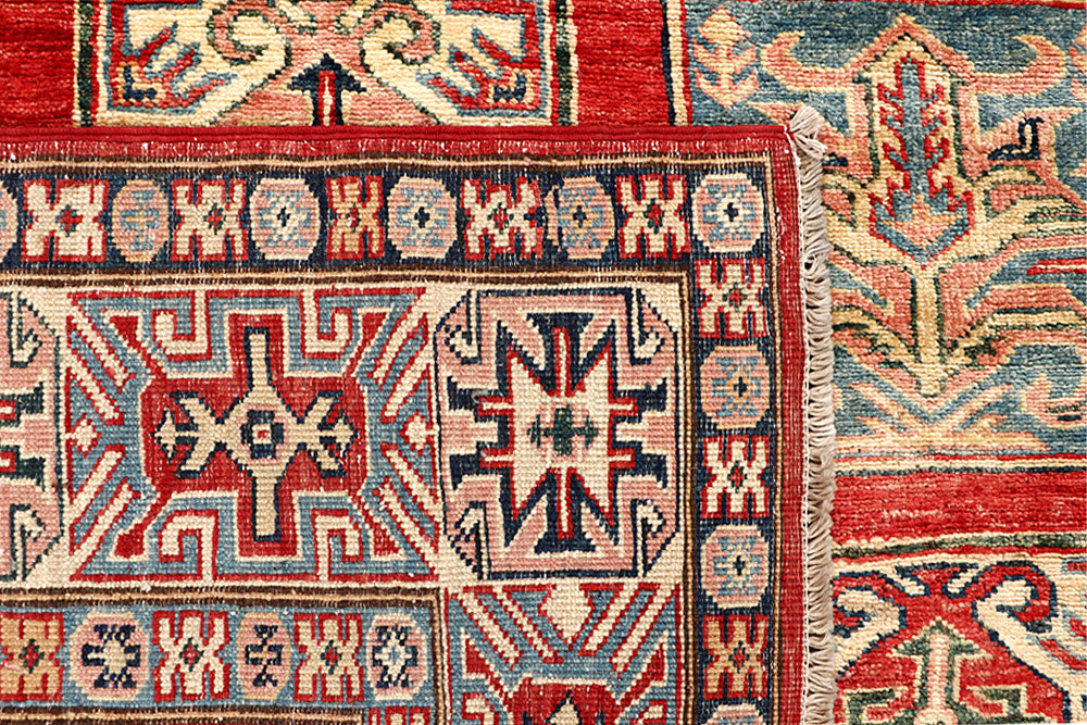 Multi Colored Kazak 6' 9 x 9' 9 - No. 65025 - ALRUG Rug Store