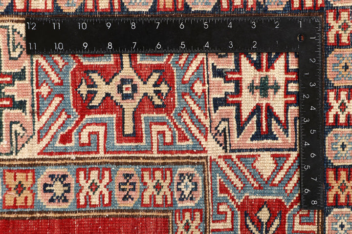 Multi Colored Kazak 6' 9 x 9' 9 - No. 65025 - ALRUG Rug Store