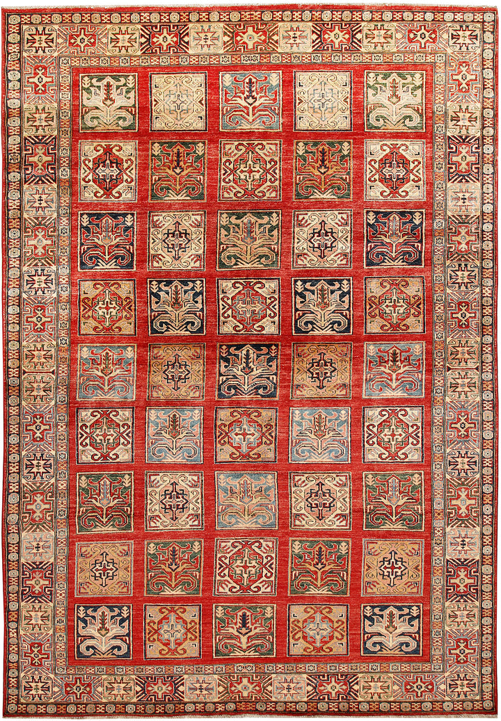 Multi Colored Kazak 6'  9" x 9'  9" - No. QA42378