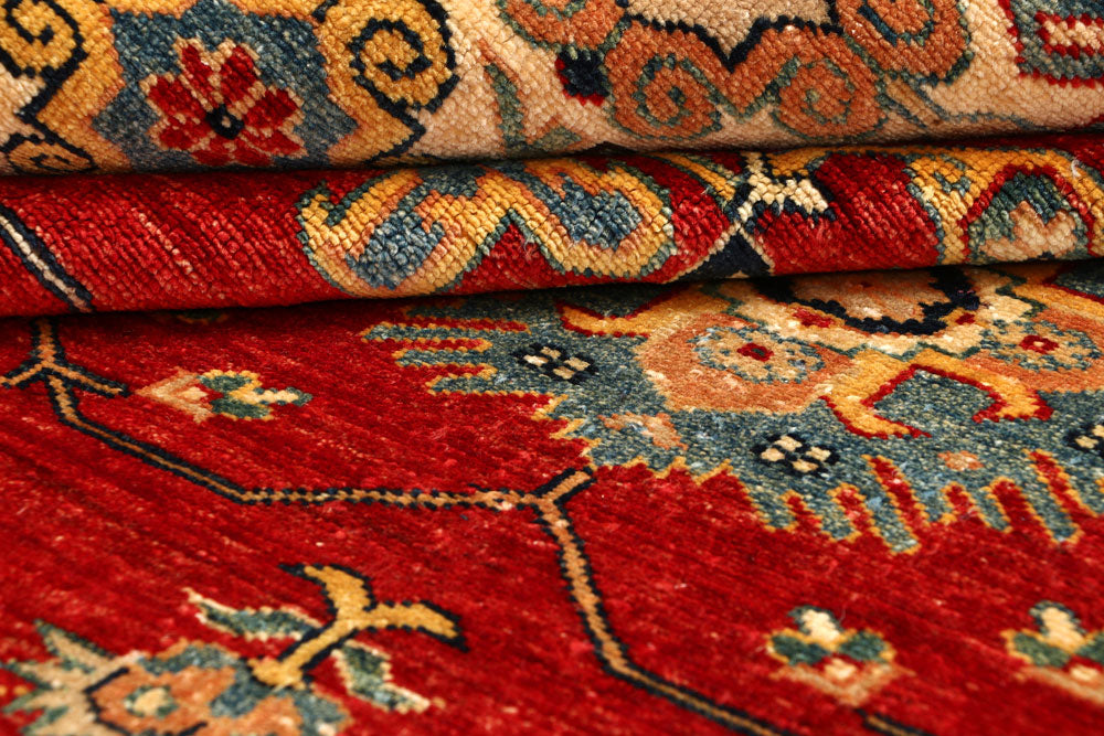 Firebrick Kazak 6' 8 x 9' 9 - No. 65026 - ALRUG Rug Store