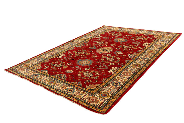 Firebrick Kazak 6' 8 x 9' 9 - No. 65026 - ALRUG Rug Store