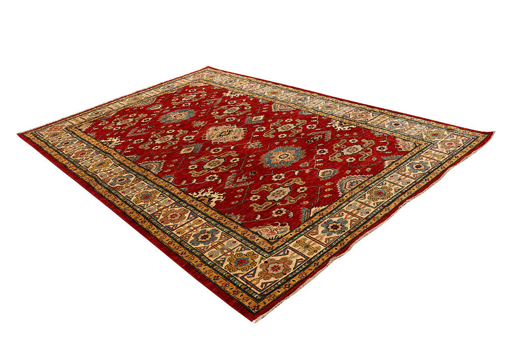 Firebrick Kazak 6' 8 x 9' 9 - No. 65026 - ALRUG Rug Store