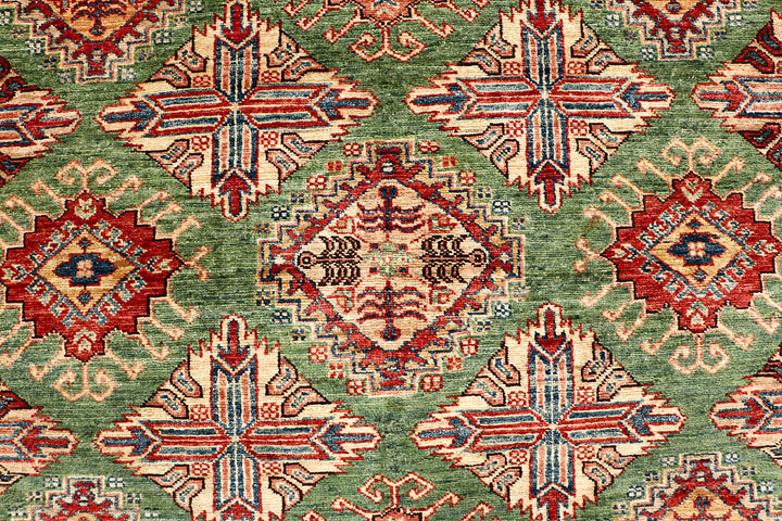 Forestgreen Kazak 6' 11 x 8' 8 - No. 65027 - ALRUG Rug Store
