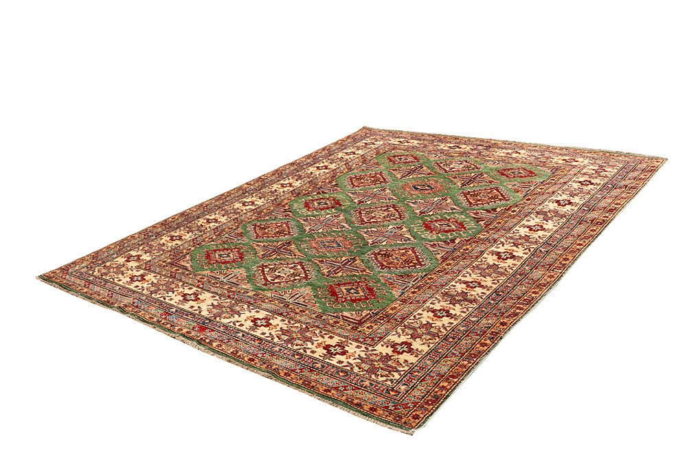 Forestgreen Kazak 6' 11 x 8' 8 - No. 65027 - ALRUG Rug Store