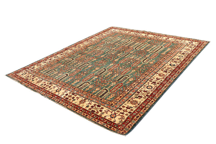 Dark Olive Green Kazak 6' 8 x 8' 1 - No. 65028 - ALRUG Rug Store