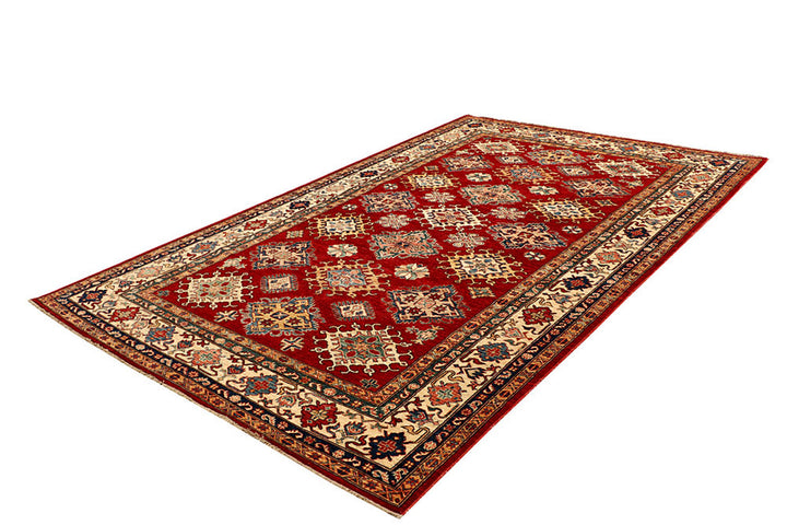 Firebrick Kazak 6'  4" x 9'  11" - No. QA36190