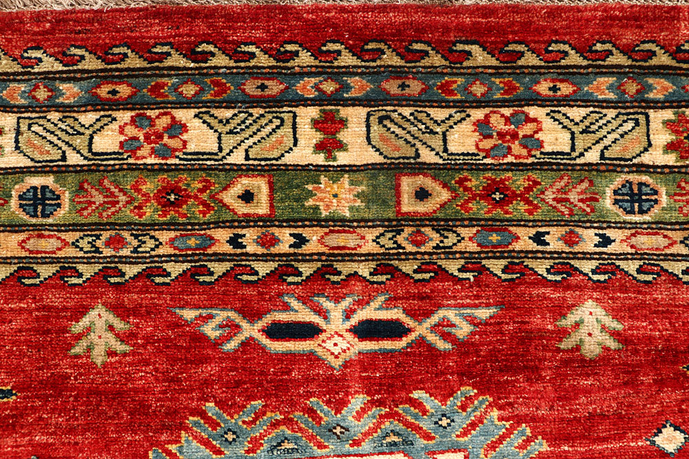 Firebrick Kazak 5' 8 x 6' 4 - No. 65030 - ALRUG Rug Store