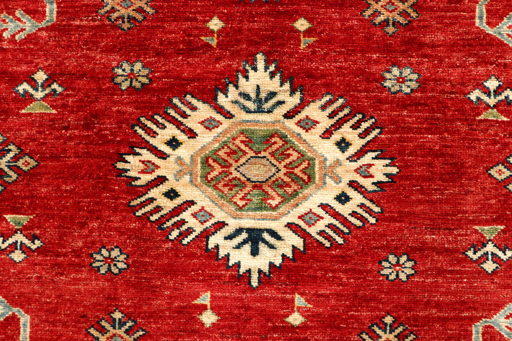 Firebrick Kazak 5' 8 x 6' 4 - No. 65030 - ALRUG Rug Store