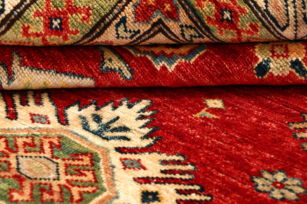 Firebrick Kazak 5' 8 x 6' 4 - No. 65030 - ALRUG Rug Store