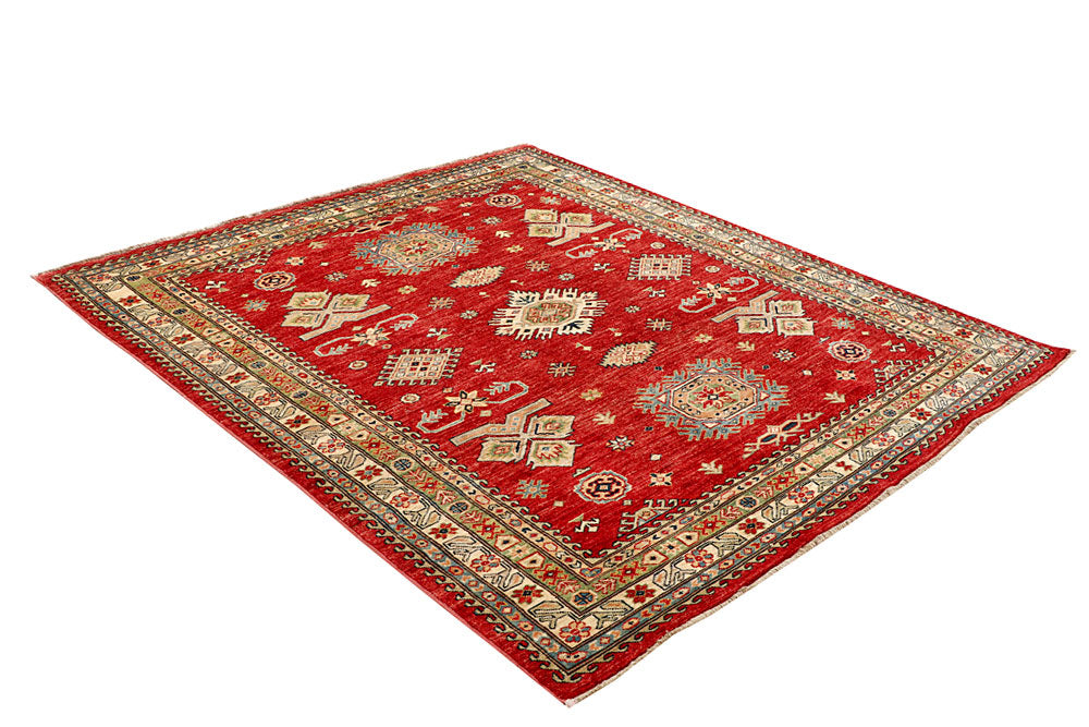 Firebrick Kazak 5' 8 x 6' 4 - No. 65030 - ALRUG Rug Store