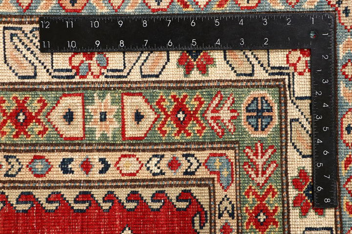 Firebrick Kazak 5' 8 x 6' 4 - No. 65030 - ALRUG Rug Store