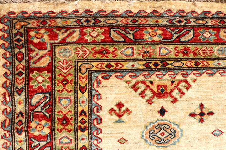 Wheat Kazak 5'  10" x 5'  11" - No. QA26899