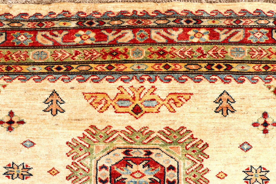 Wheat Kazak 5'  10" x 5'  11" - No. QA26899