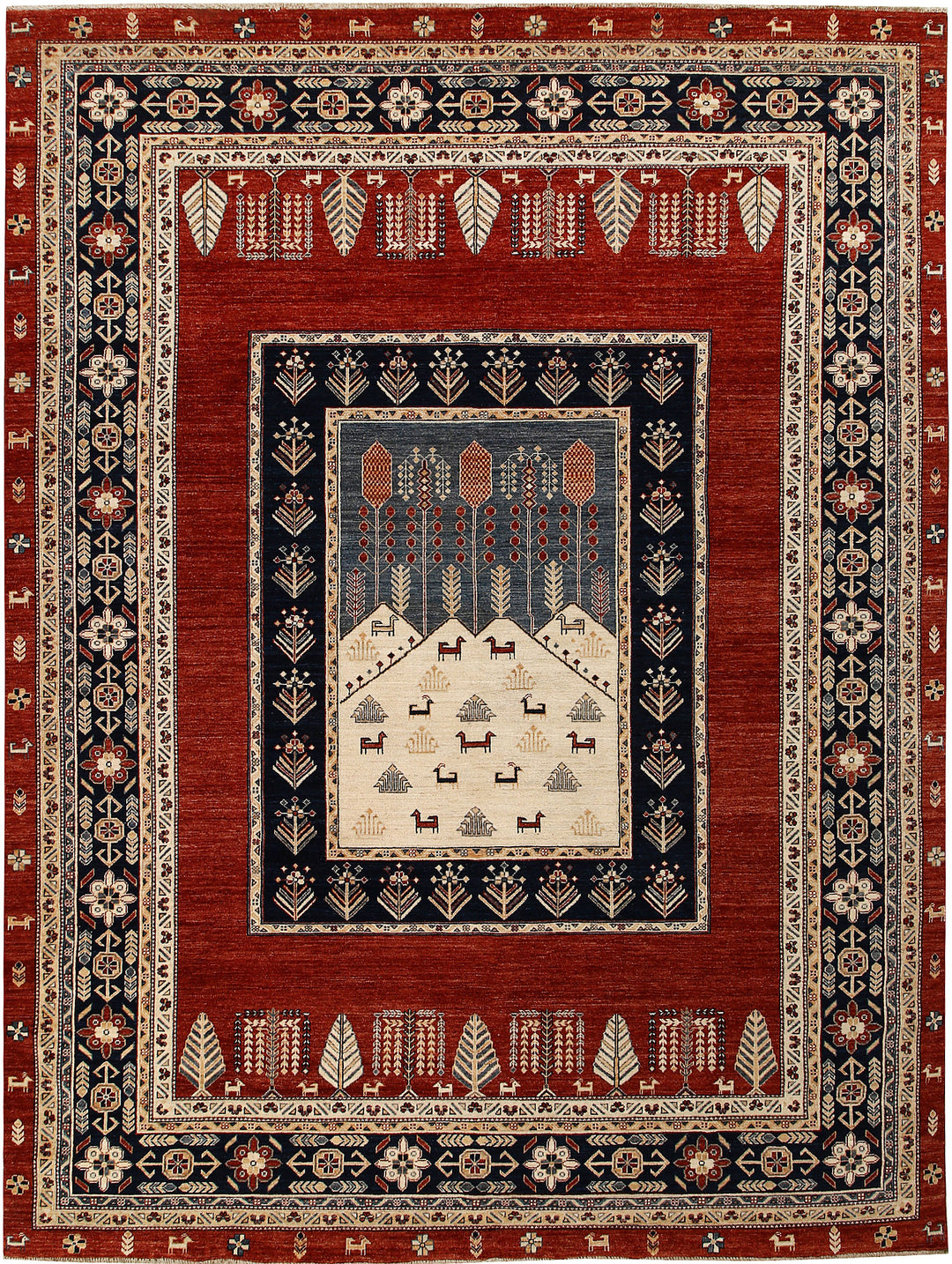 Brown Oushak 9' x 11' 11 - No. 65040 - ALRUG Rug Store