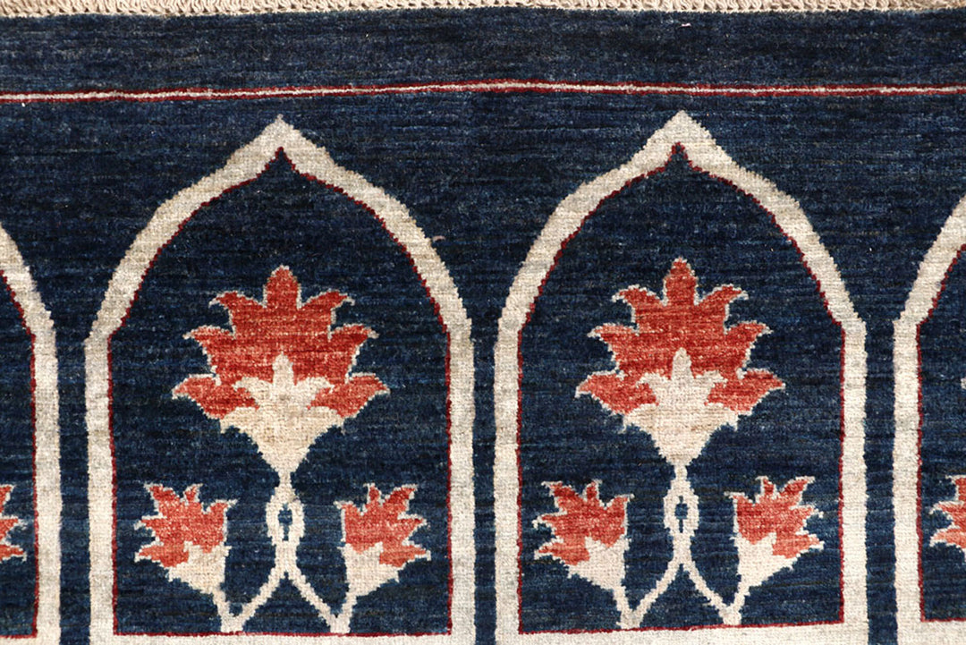 Midnight Blue Oushak 8'  11" x 11'  8" - No. QA98367