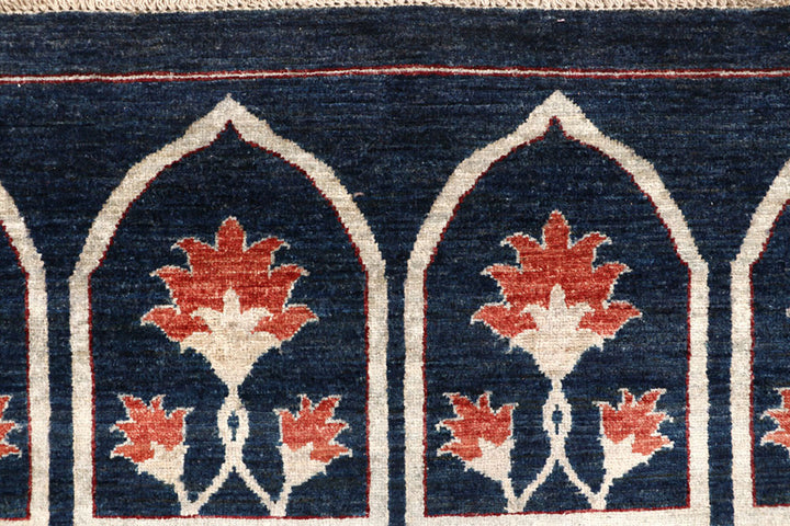 Midnight Blue Oushak 8'  11" x 11'  8" - No. QA98367