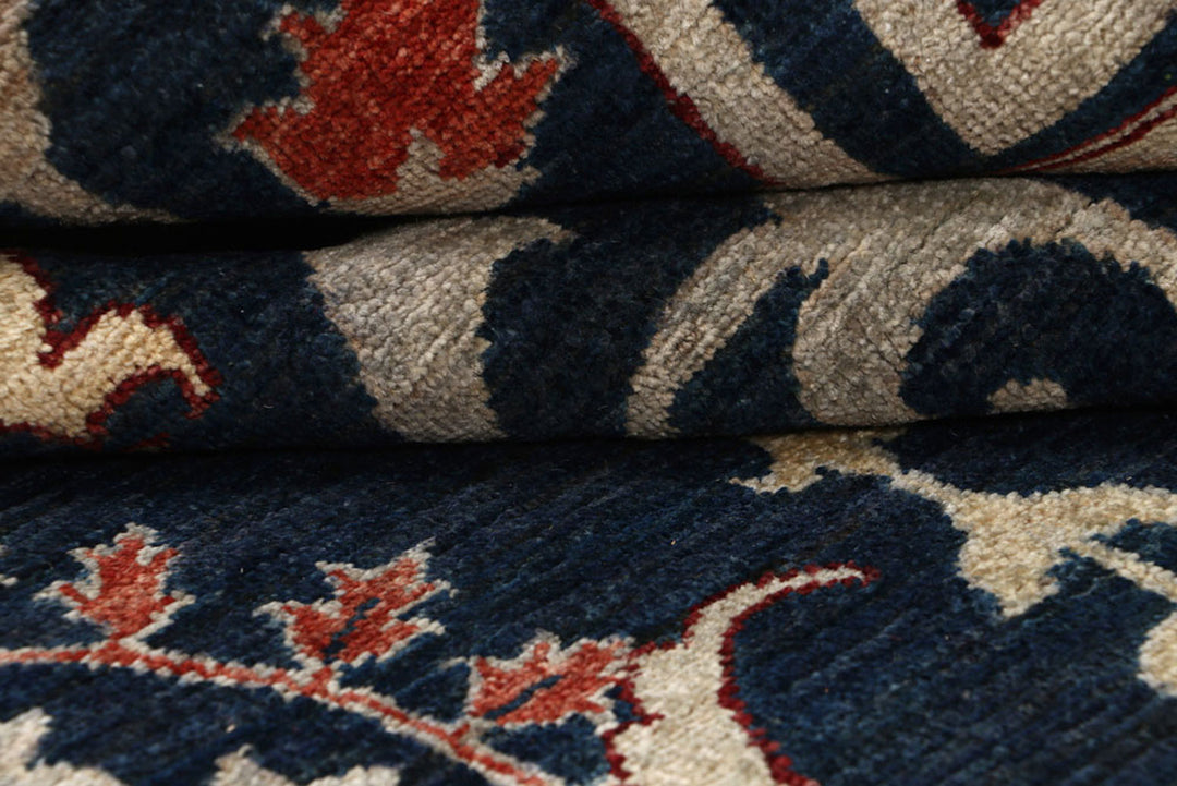 Midnight Blue Oushak 8'  11" x 11'  8" - No. QA98367