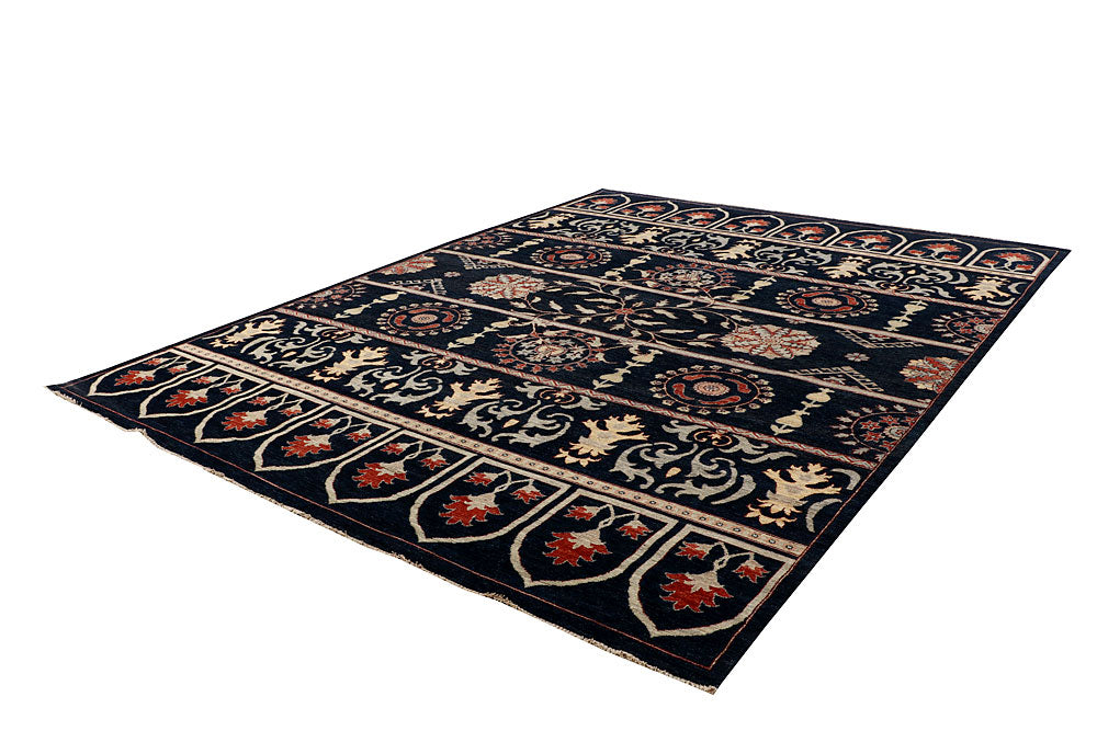 Midnight Blue Oushak 8' 11 x 11' 8 - No. 65041 - ALRUG Rug Store