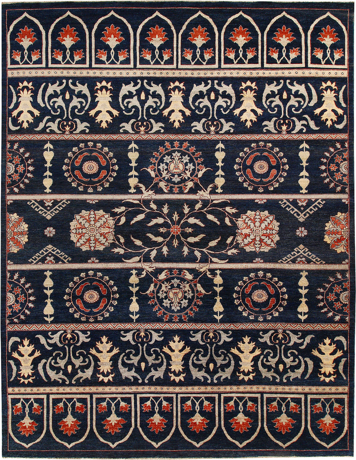 Midnight Blue Oushak 8' 11 x 11' 8 - No. 65041 - ALRUG Rug Store
