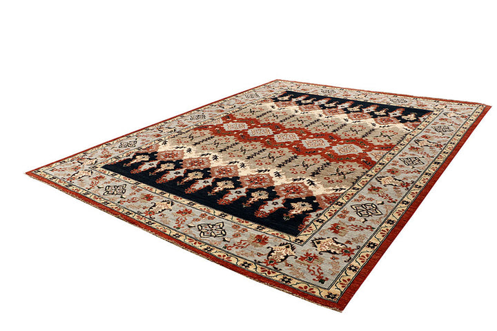 Multi Colored Ziegler 8'  10" x 11'  6" - No. QA36033