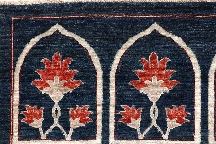 Midnight Blue Oushak 9' 1 x 11' 3 - No. 65043 - ALRUG Rug Store