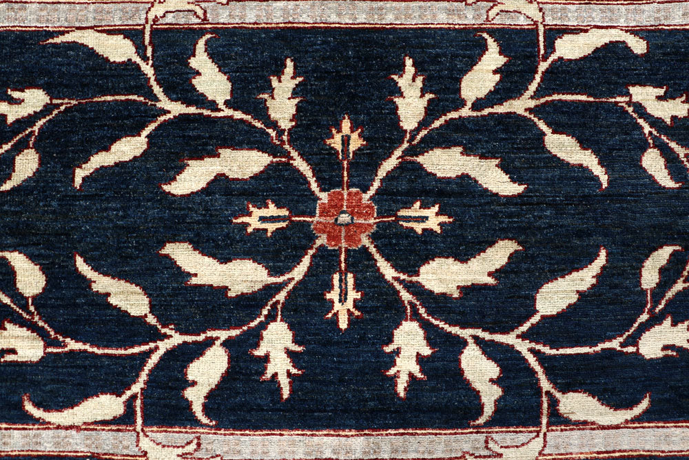 Midnight Blue Oushak 9' 1 x 11' 3 - No. 65043 - ALRUG Rug Store