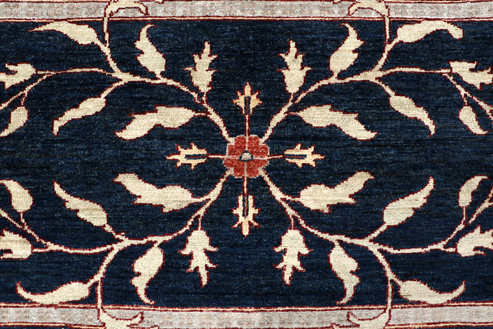 Midnight Blue Oushak 9' 1 x 11' 3 - No. 65043 - ALRUG Rug Store