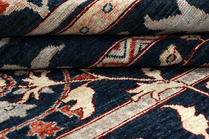 Midnight Blue Oushak 9' 1 x 11' 3 - No. 65043 - ALRUG Rug Store