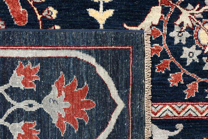 Midnight Blue Oushak 9' 1 x 11' 3 - No. 65043 - ALRUG Rug Store