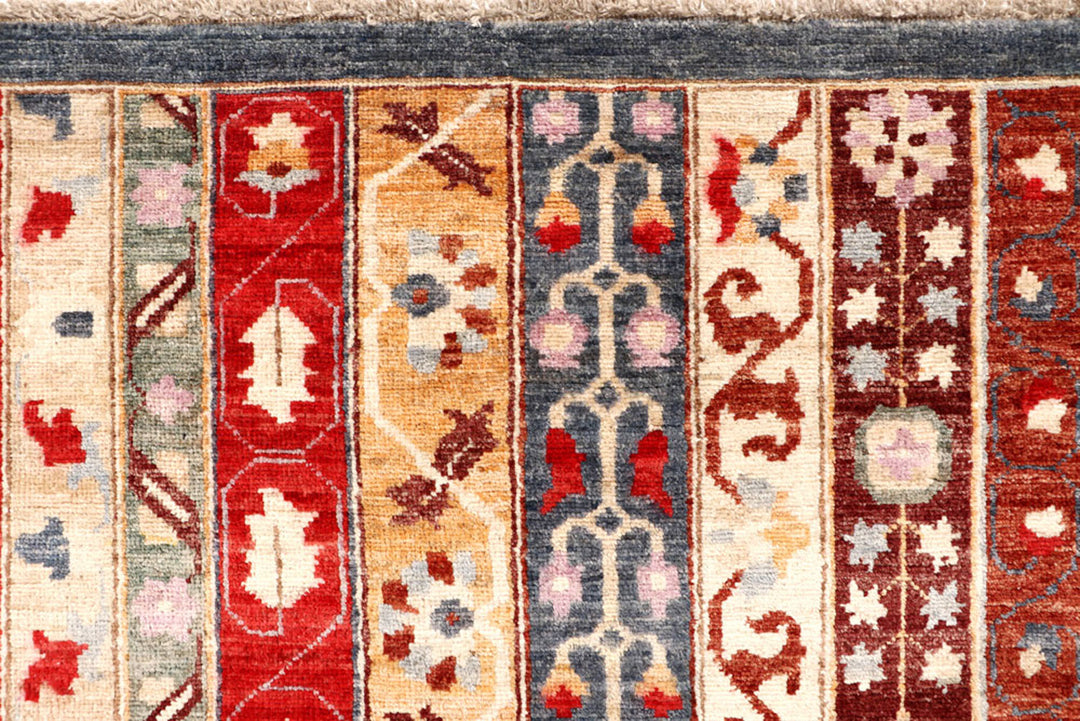 Multi Colored Shawl 9'  1" x 11'  7" - No. QA41315