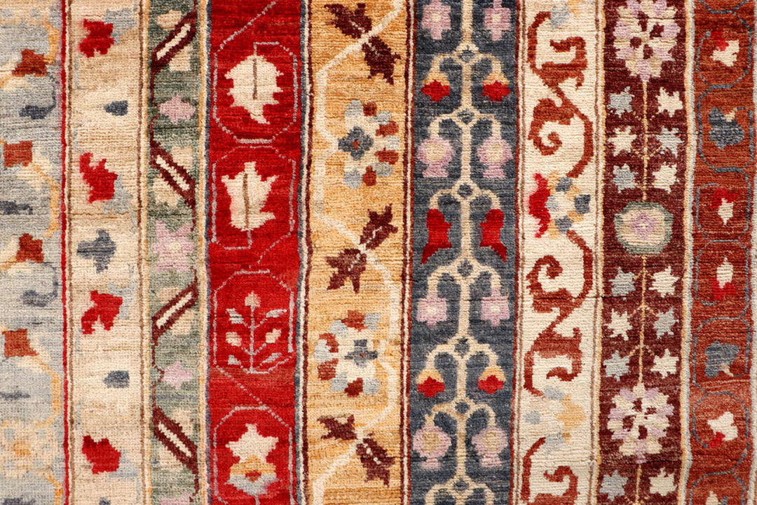 Multi Colored Shawl 9'  1" x 11'  7" - No. QA41315