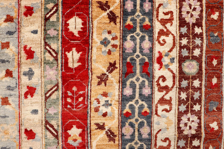 Multi Colored Shawl 9'  1" x 11'  7" - No. QA41315